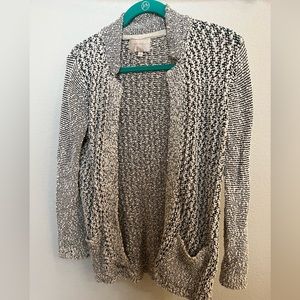 Black and white cardigan